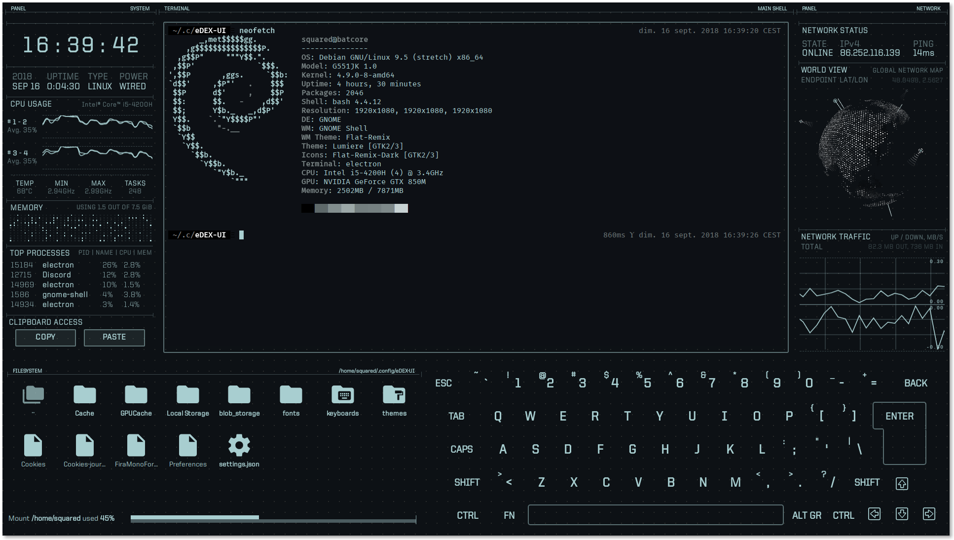 Guide - eDEX UI